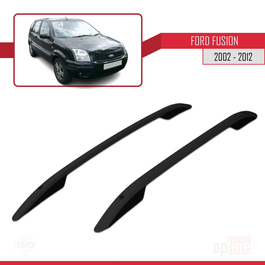 Compatible con Ford Fusion 2002-2012 (Distancia entre ejes Corta L1/H1) Rieles de Techo Portaequipajes de Techo (Modelo Adhesivo) Negro