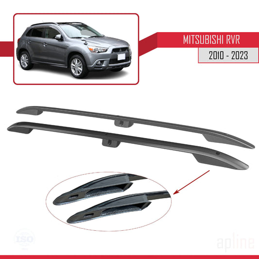 Compatible con Mitsubishi RVR 2010-2023 (Distancia entre ejes Corta L1/H1) Rieles de Techo Portaequipajes de Techo Negro