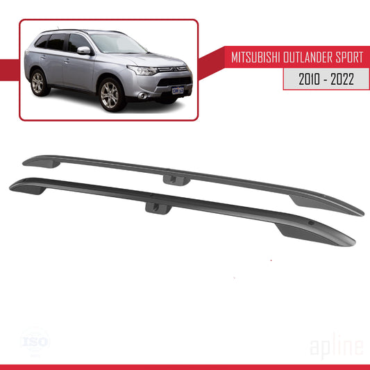 Compatible con Mitsubishi Outlander Sport (GA) 2010-2022 (Distancia entre ejes Corta L1/H1) Rieles de Techo Portaequipajes de Techo Negro
