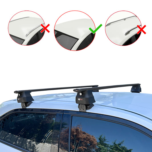 Compatible con Honda HR-V 3 2022-2025 ACE-4 Barras de Techo Auto Portaequipajes Barras Transversales Negro Aluminio 2 Barras