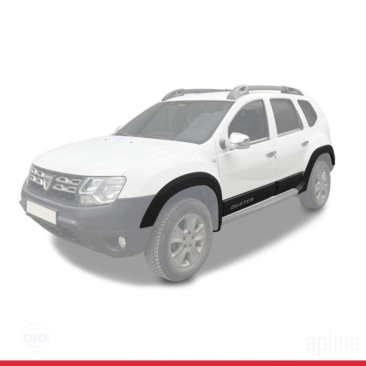 Compatible con Dacia Duster (HS) 2010-2017 Paso de rueda Protector de paragolpes Guardabarros y protección lateral Protección de la carrocería del vehículo NEGRO