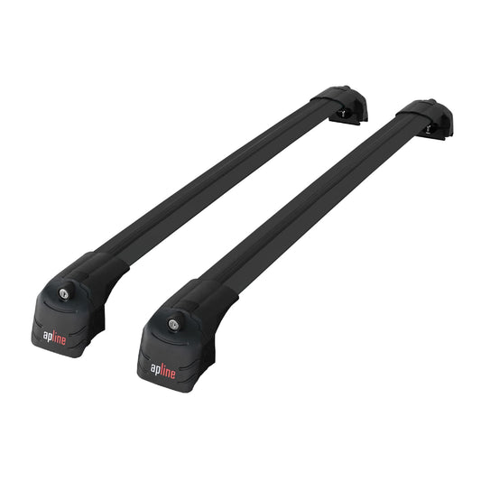 Compatible con Jeep Grand Cherokee 4 (WK2) 2011-2020 ACE-2 Barras de Techo Auto Portaequipajes Barras Transversales Negro Aluminio 2 Barras