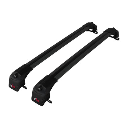 Compatible con Honda CR-V 4 2012-2016 ACE-2 Barras de Techo Auto Portaequipajes Barras Transversales Negro Aluminio 2 Barras