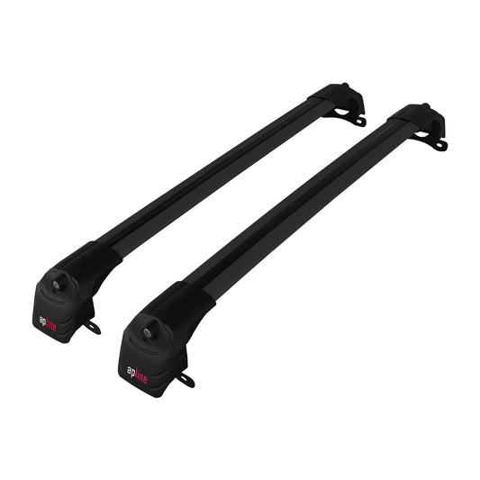 Compatible con Honda CR-V 4 2012-2016 ACE-2 Barras de Techo Auto Portaequipajes Barras Transversales Negro Aluminio 2 Barras