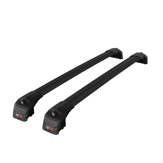 Compatible con Q7 (4M) 2016-2025 ACE-2 Barras de Techo Auto Portaequipajes Barras Transversales Negro Aluminio 2 Barras