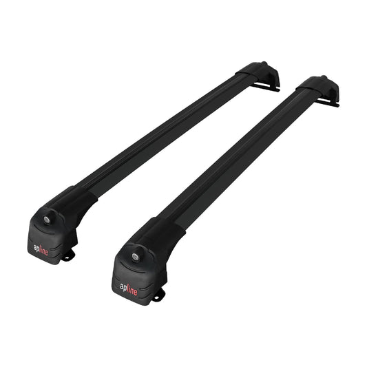 Compatible avec Honda CR-V 2 2002-2006 ACE-2 Barres de Toit Railing Porte-Bagages de Voiture Noir Aluminium 2 Barres