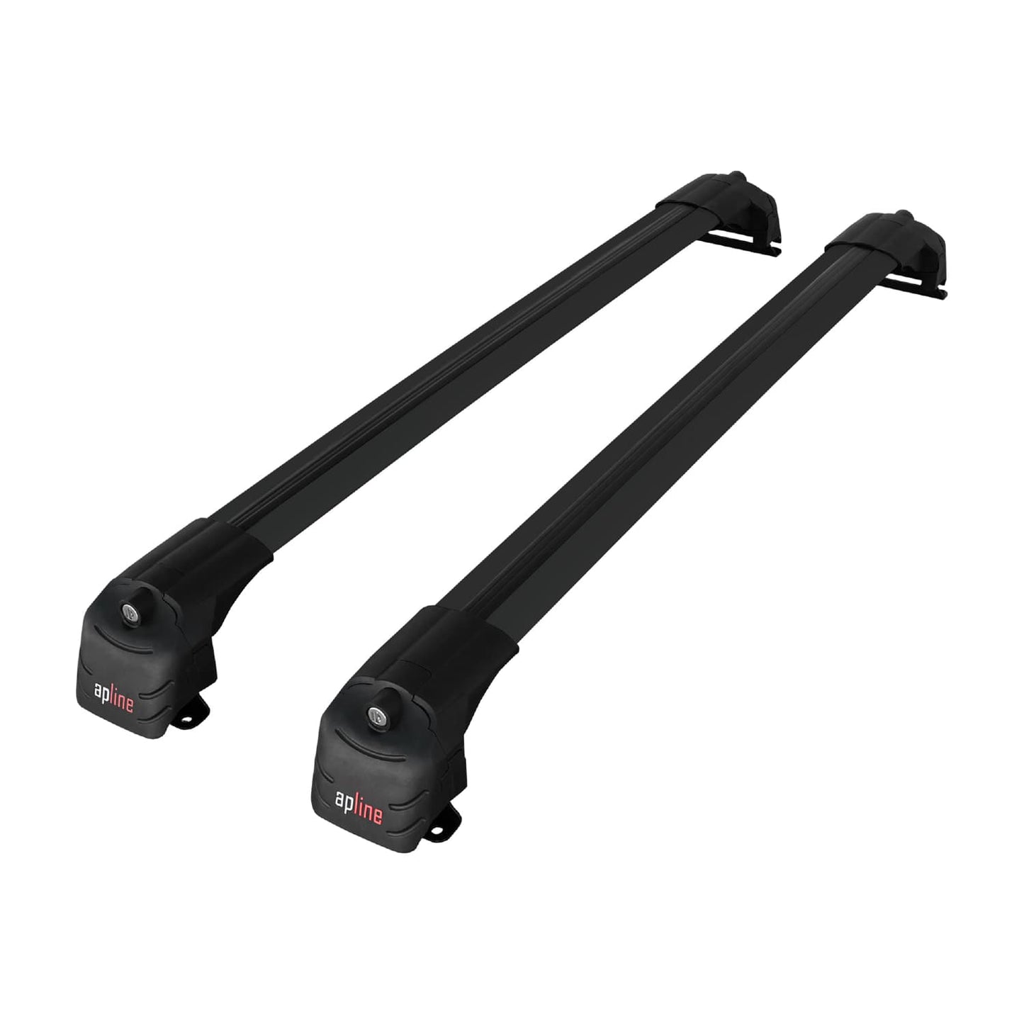 Compatible con Honda CR-V 2 2002-2006 ACE-2 Barras de Techo Auto Portaequipajes Barras Transversales Negro Aluminio 2 Barras