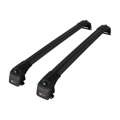 Compatible con Honda CR-V 2 2002-2006 ACE-2 Barras de Techo Auto Portaequipajes Barras Transversales Negro Aluminio 2 Barras