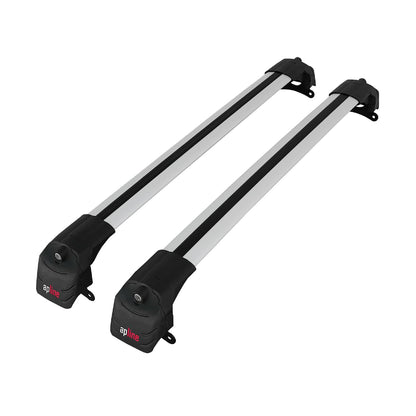 Compatible con Jeep Compass 2017-2025 ACE-2 Barras de Techo Auto Portaequipajes Barras Transversales Gris Aluminio 2 Barras