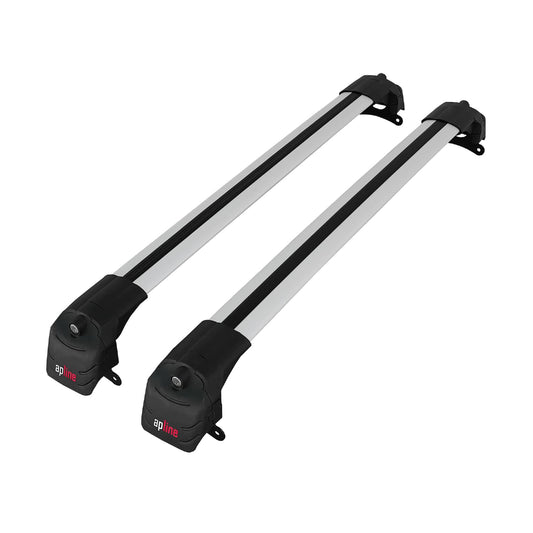 Compatible con Jeep Compass 2017-2025 ACE-2 Barras de Techo Auto Portaequipajes Barras Transversales Gris Aluminio 2 Barras
