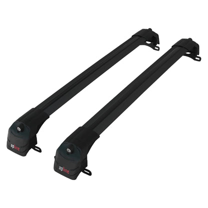 Compatible con Cadillac Escalade 2015-2020 ACE-2 Barras de Techo Auto Portaequipajes Barras Transversales Negro Aluminio 2 Barras