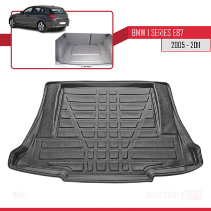 Tapis de Coffre pour BMW 1 Séries (E87) 2005-2011 NOIR