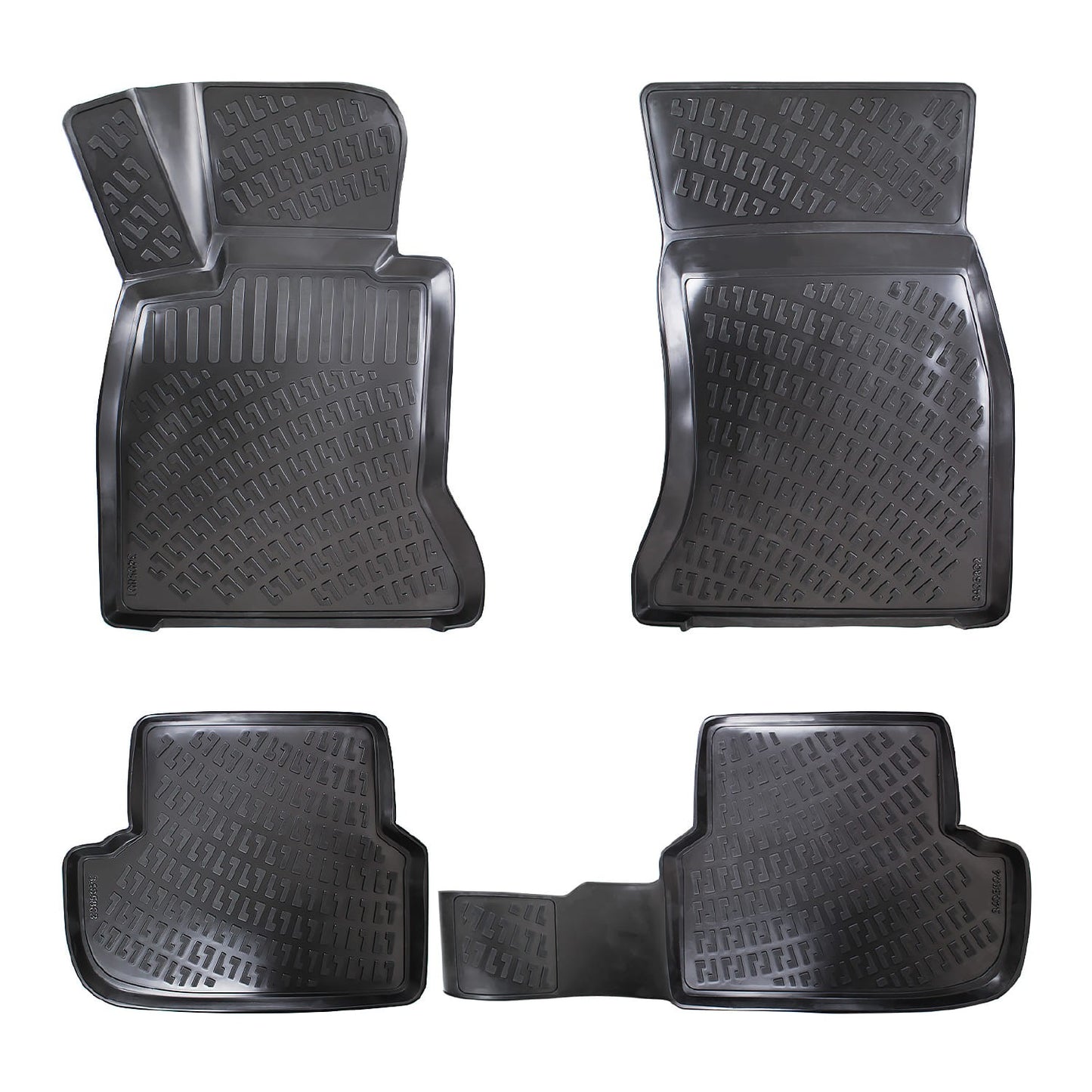 Kompatibel mit BMW 5er (G30) 2017-2023 4D Schwarze Automatten