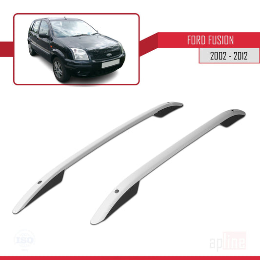 Compatible con Ford Fusion 2002-2012 (Distancia entre ejes Corta L1/H1) Rieles de Techo Portaequipajes de Techo (Modelo Adhesivo) Gris