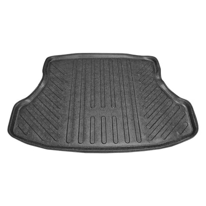 Compatible con Honda Civic 9 (FB) Berlina 2012-2015 Flexible Tronco Alfombra De Carga Piso de Carga Bandeja Maletero Trasero Negro