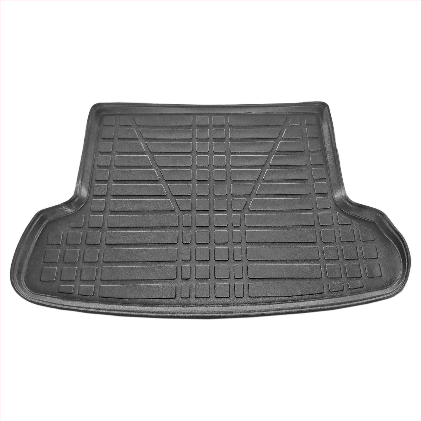 Compatible with Kia Rio 2 (JB) Sedan 2005-2011 Flexible Trunk Mats Cargo Liner Black