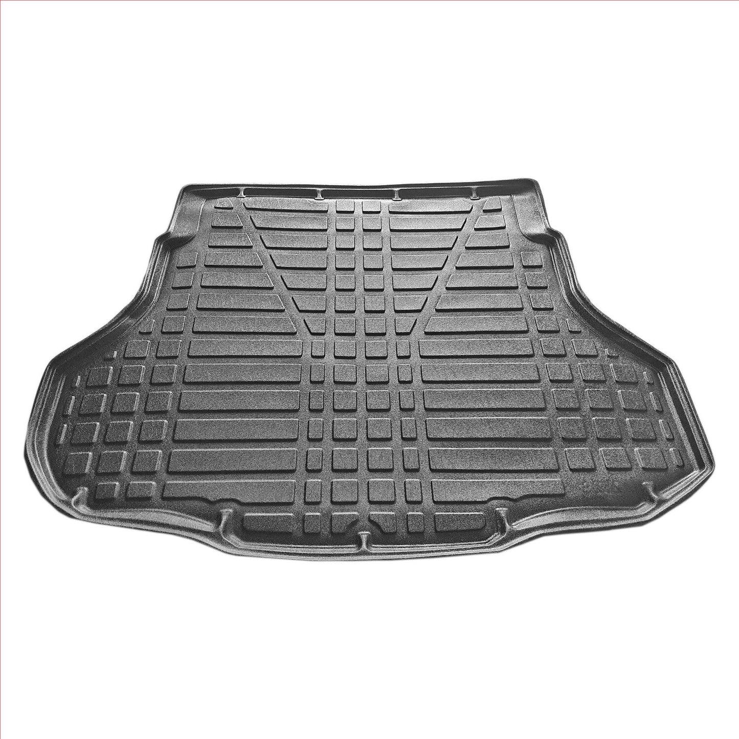 Compatible with Hyundai Elantra 7 2021-2025 Flexible Trunk Mats Cargo Liner Black