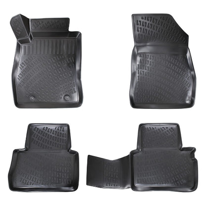 Compatible con Nissan Juke (F15) 2010-2019 4D Alfombrillas de Goma Negro