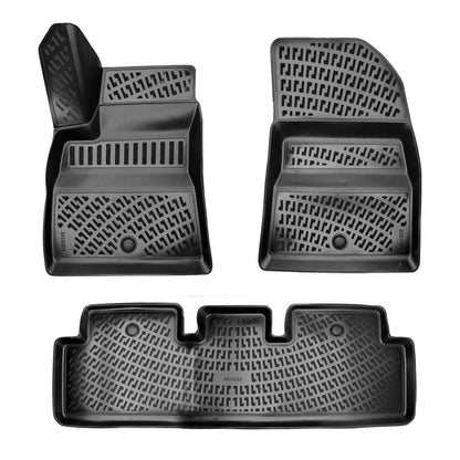 Compatible avec Tesla Model 3 2017-2025 4D Tapis de Voiture Noir