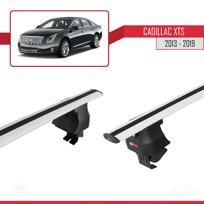 Compatibile con Cadillac XTS 2013-2019 ACE-4 Barre portatutto per auto Portapacchi in alluminio grigio 2 barre