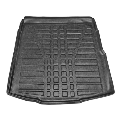 Compatible con Volkswagen Passat B8 (3G) 2015-2022 Flexible Tronco Alfombra De Carga Piso de Carga Bandeja Maletero Trasero Negro