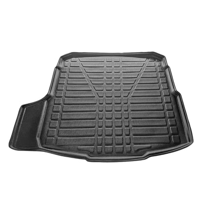 Compatible con Volkswagen Passat B8 (3G) Impression Post-Facelift 2019-2023 Flexible Tronco Alfombra De Carga Piso de Carga Bandeja Maletero Trasero Negro