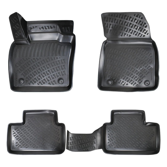 Compatible avec Volvo XC40 2018-2025 4D Tapis de Voiture Noir