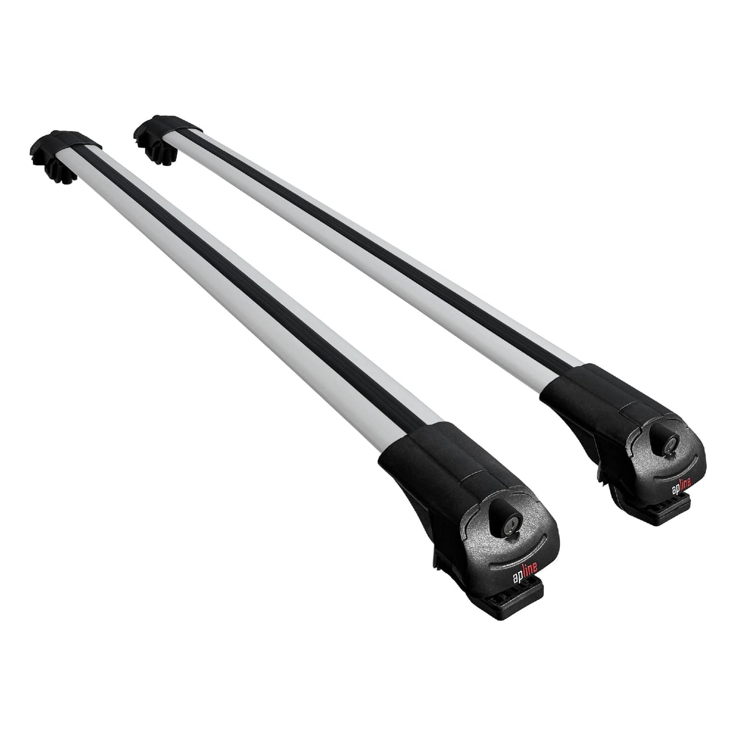 Compatible con Renault Duster 2 (HM) 2018-2024 ACE-1 Barras de Techo Auto Portaequipajes Barras Transversales Gris Aluminio 2 Barras