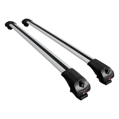 Compatible con Renault Duster 2 (HM) 2018-2024 ACE-1 Barras de Techo Auto Portaequipajes Barras Transversales Gris Aluminio 2 Barras