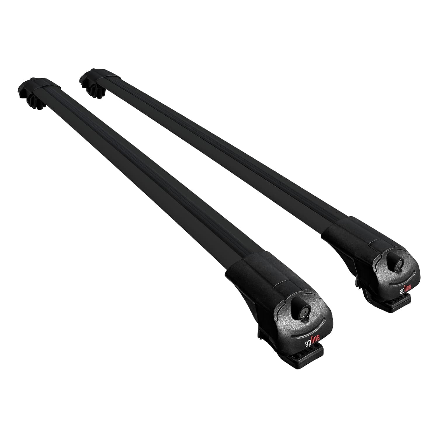 Compatible avec Mercedes EQT / Citan W420 2022-2025 ACE-1 Barres de Toit Railing Porte-Bagages de Voiture Noir Aluminium 2 Barres
