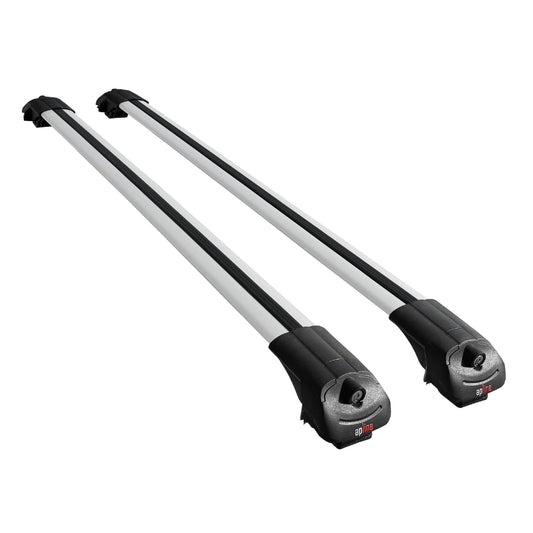 Compatible avec Dacia Duster 3 (P1310) 2024 ACE-1 Barres de Toit Railing Porte-Bagages de Voiture Gris Aluminium 2 Barres