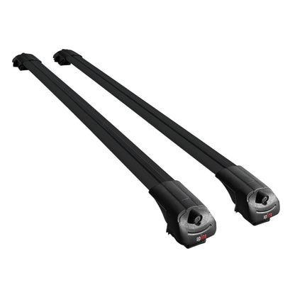 Compatible avec VW Passat B5 Variant 1996-2005 ACE-1 Barres de Toit Railing Porte-Bagages de Voiture Noir Aluminium 2 Barres