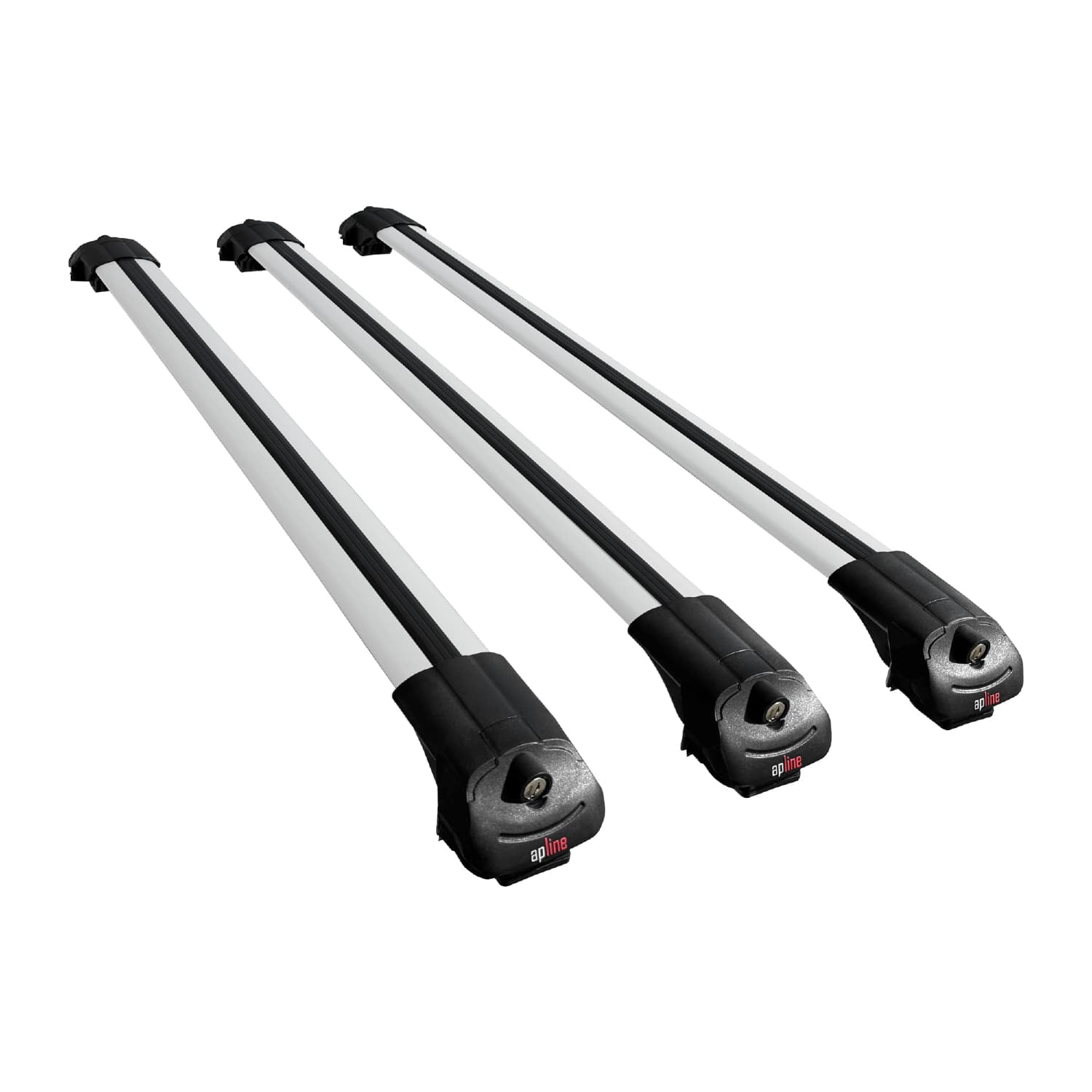 Compatible avec Mercedes M Class 3 (W166) Pre-Facelift 2012-2015 ACE-1 Barres de Toit Railing Porte-Bagages de Voiture Gris Aluminium 3 Barres