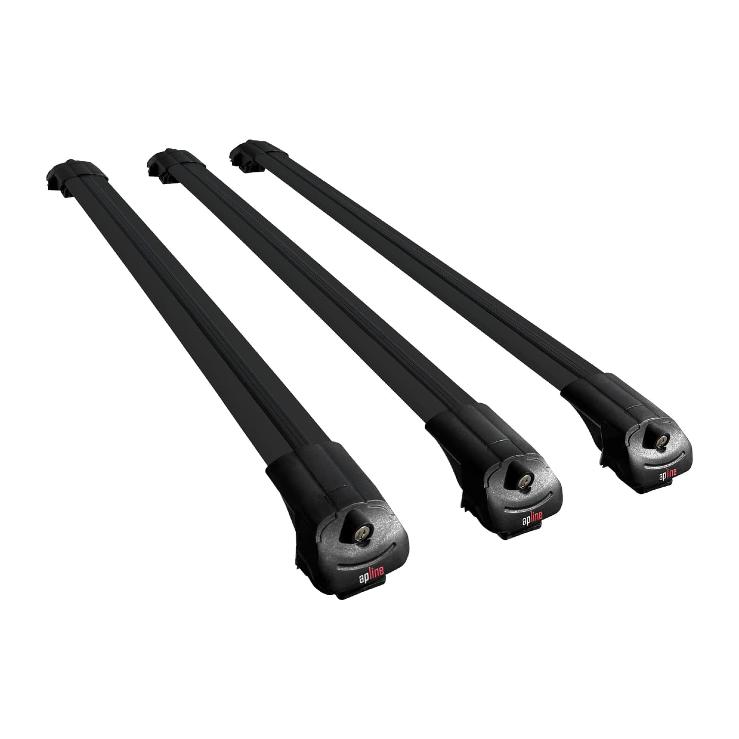 Compatible avec Mazda 6 Wagon 2012-2024 ACE-1 Barres de Toit Railing Porte-Bagages de Voiture Noir Aluminium 3 Barres