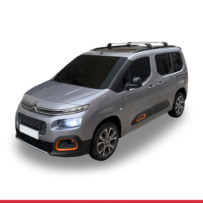 Compatibile con Citroen Berlingo 3 (K9) 2023-2025 ACE-2 Barre portatutto Portapacchi per auto Alluminio grigio 2 barre