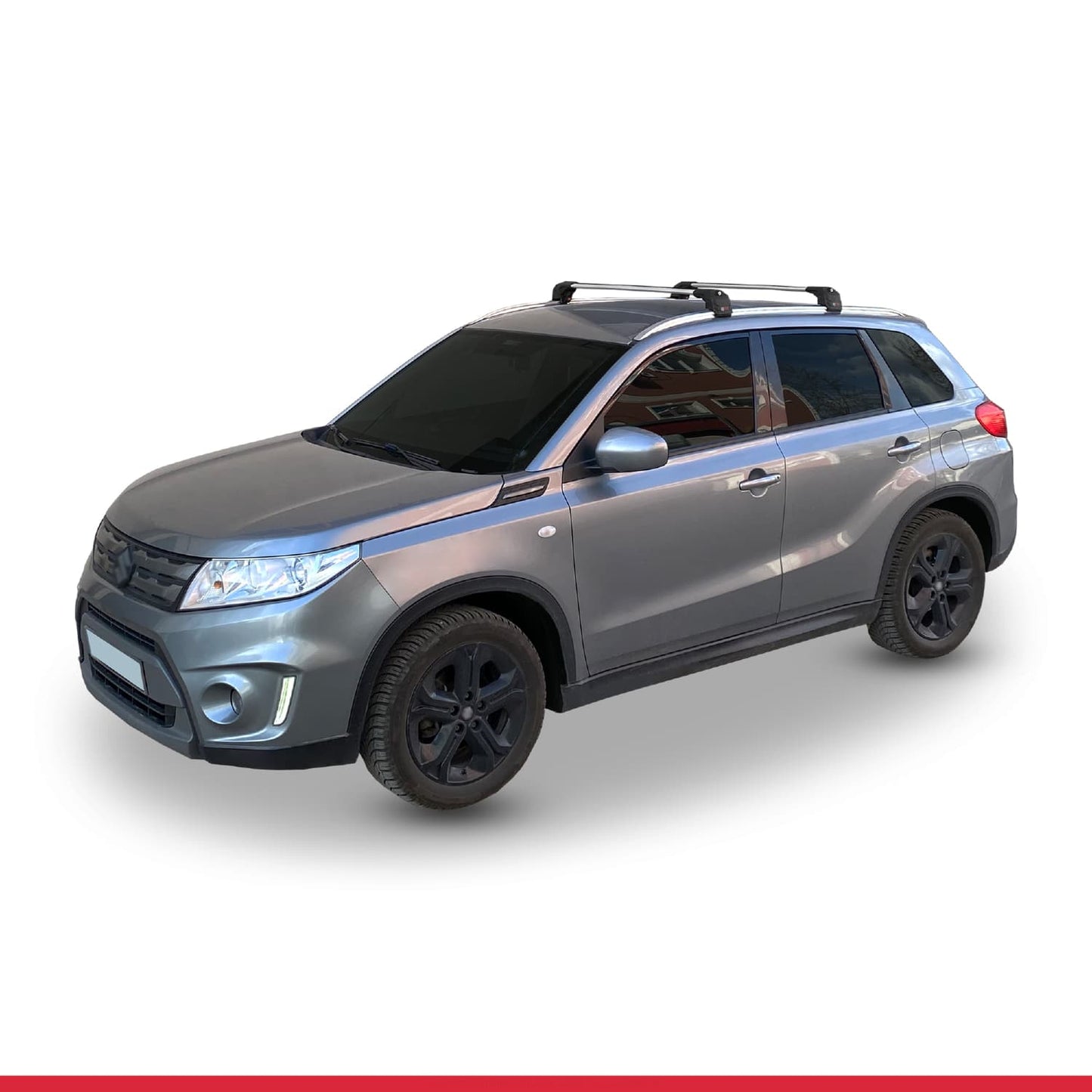 Compatible con Suzuki Vitara/Escudo (LY) 2015-2025 ACE-2 Barras de Techo Auto Portaequipajes Barras Transversales Gris Aluminio 2 Barras