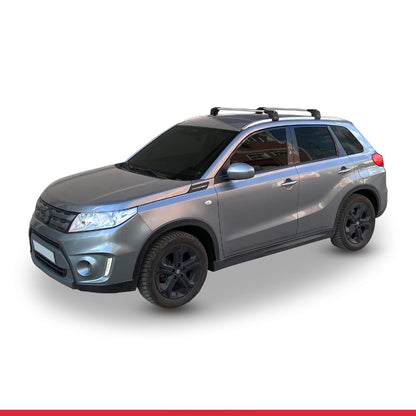 Compatible con Suzuki Vitara/Escudo (LY) 2015-2025 ACE-2 Barras de Techo Auto Portaequipajes Barras Transversales Gris Aluminio 2 Barras
