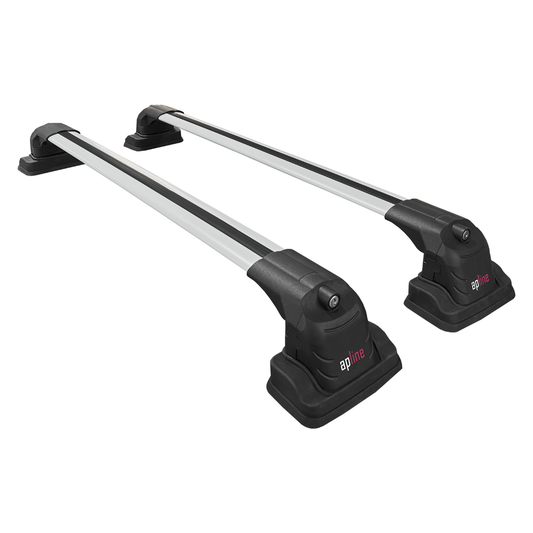 Compatible with Ford B-Max (B232) 2012-2017 ACE-3 Car Roof Rack Cross Bar Grey Aluminium 2 Bars