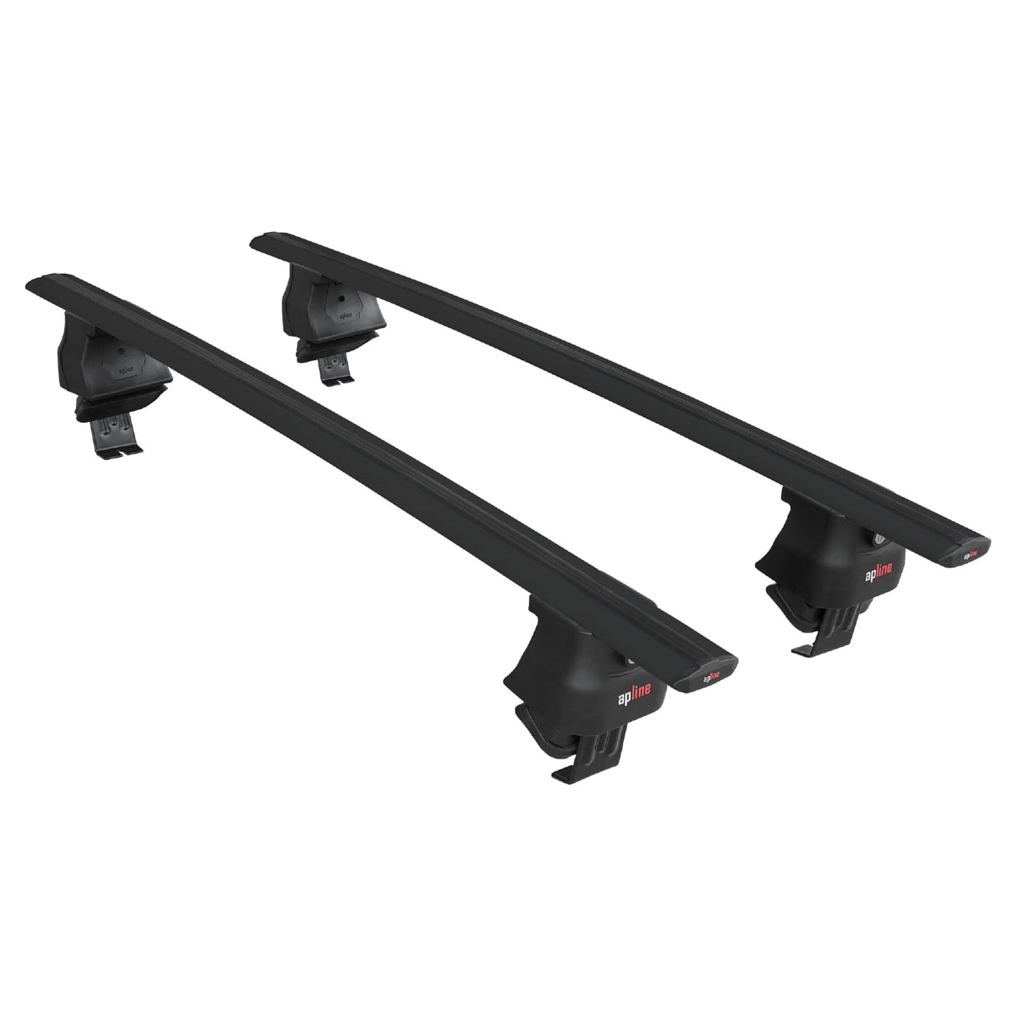 Compatible con Skoda Octavia 2 (1Z) Post-Facelift 2008-2013 ACE-4 Barras de Techo Auto Portaequipajes Barras Transversales Negro Aluminio 2 Barras