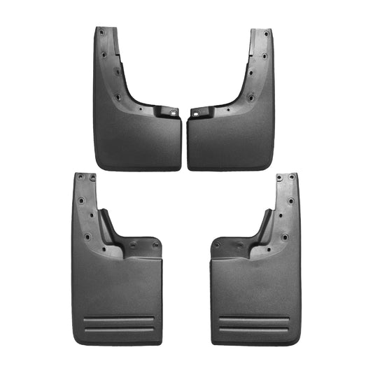 Compatible avec Volkswagen Amarok (2F) 2010-2020 Jeu de Bavettes Garde-boue Avant et Arrière de Voiture 4 Pcs Noir