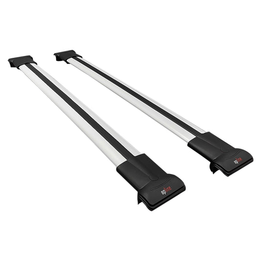 Compatible avec Ford Edge 2007-2014 FLY Model Barres de Toit Railing Porte-Bagages de Voiture Gris Aluminium 2 Barres