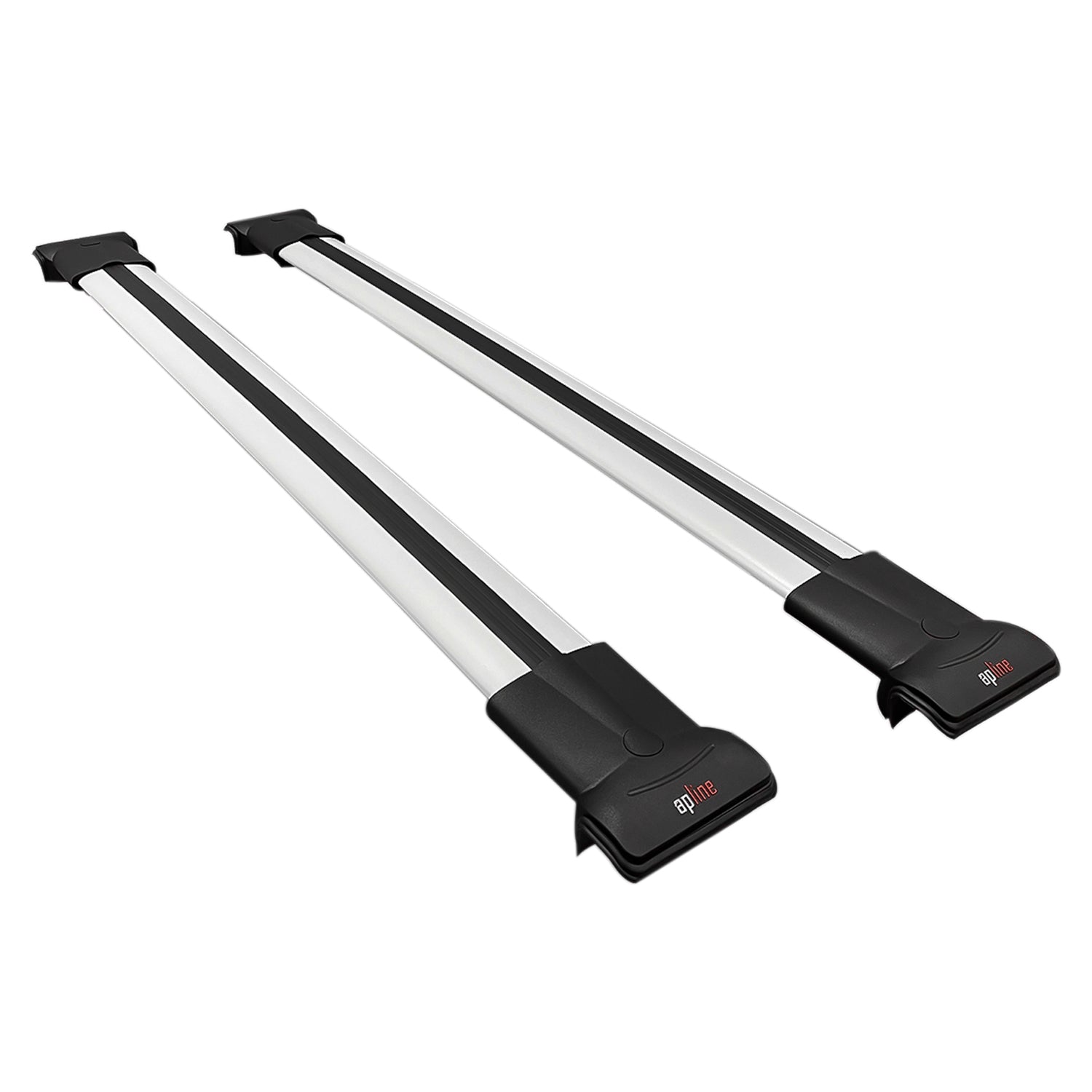 Compatible avec Suzuki Ignis 2016-2024 FLY Model Barres de Toit Railing Porte-Bagages de Voiture Gris Aluminium 2 Barres