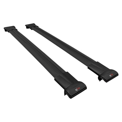 Compatible avec Honda CR-V 1997-2001 FLY Model Barres de Toit Railing Porte-Bagages de Voiture Noir Aluminium 2 Barres