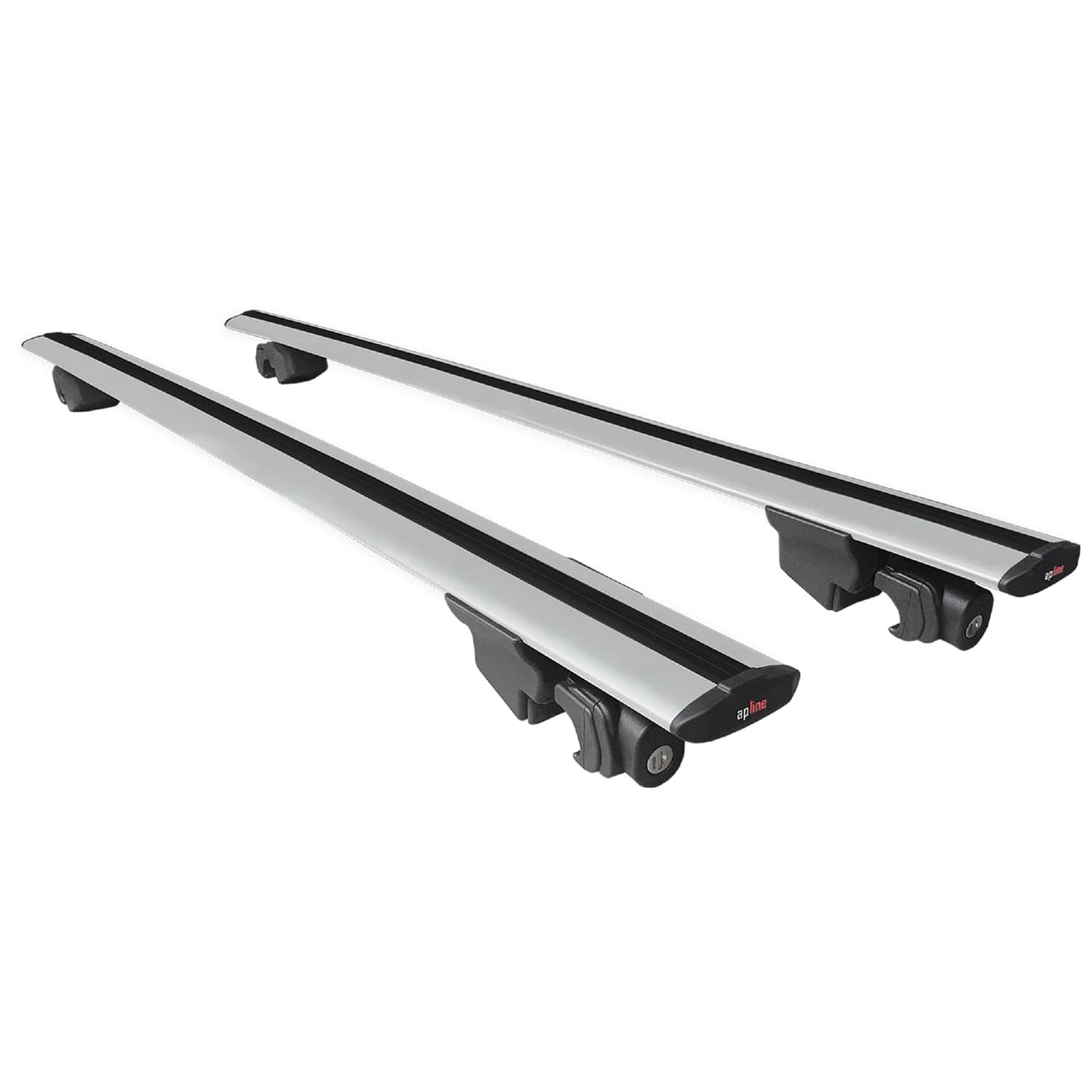 Compatible avec Mazda CX-70 2025 HOOK Model Barres de Toit Railing Porte-Bagages de Voiture Gris Aluminium 2 Barres