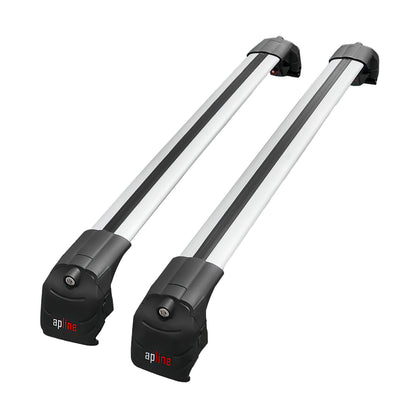 Compatible avec Jeep Compass J4U 2025-2026 ACE-2 Barres de Toit Railing Porte-Bagages de Voiture Gris Aluminium 2 Barres