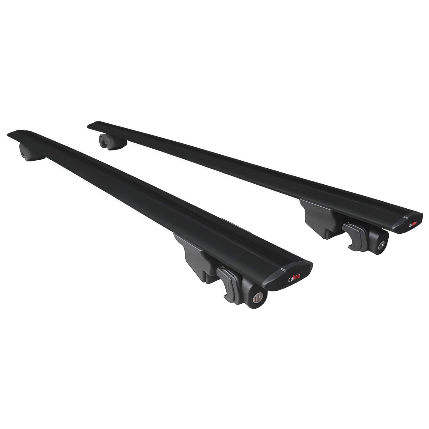 Compatible avec Jeep Compass J4U 2025-2026 HOOK Model Barres de Toit Railing Porte-Bagages de Voiture Noir Aluminium 2 Barres