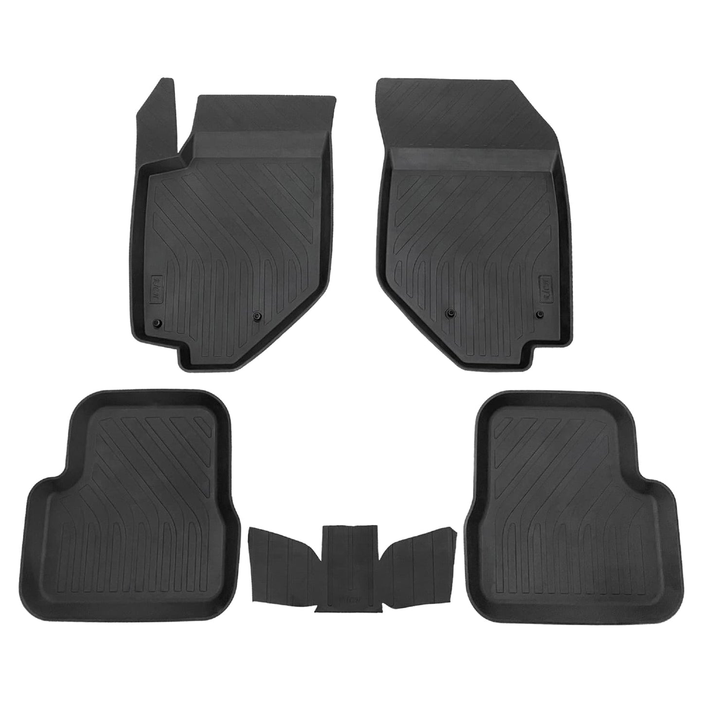 Compatible avec Opel Corsa F (P2JO) 2020-2025 4D Tapis de Voiture Noir