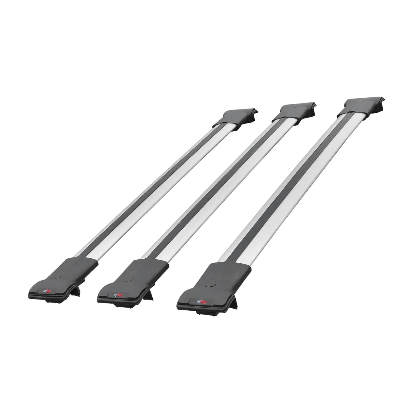 Compatible with Great Wall Cannon 2019-2025 FLY Model Car Roof Rack Cross Bar Grey Aluminium 3 Bars